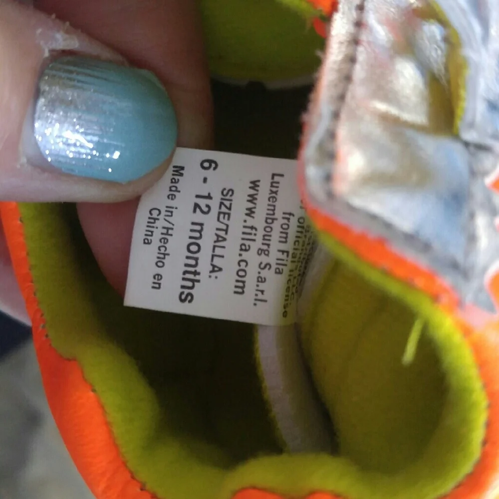 Fila newborn shoes